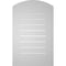 Ekena Millwork Arch Top Surface Mount PVC Gable Vent: Non-Functional, w/ 3-1/2"W x 1"P Standard Frame, 20"W x 30"H GVPAR20X3001SN - alternate 3